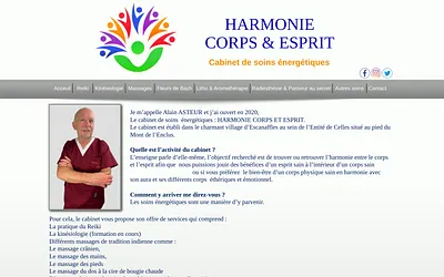 harmonie-corps-et-esprit.be snapshot