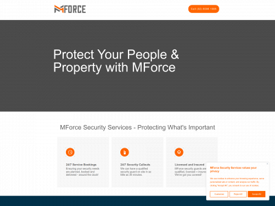 mforcesecurity.com.au snapshot