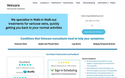 veincare.net snapshot