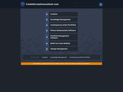 corbettcreativecontent.com snapshot