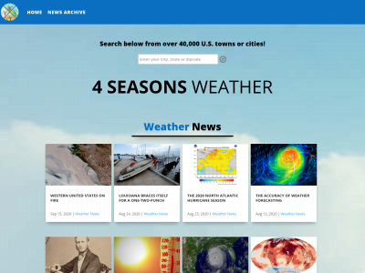fourseasonsweather.com snapshot