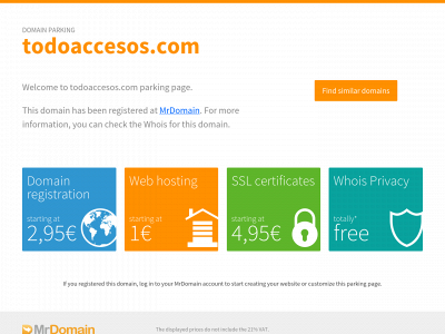todoaccesos.com snapshot