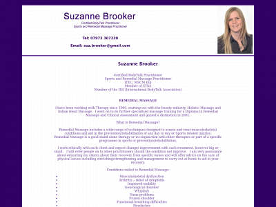 suzannebrooker.co.uk snapshot