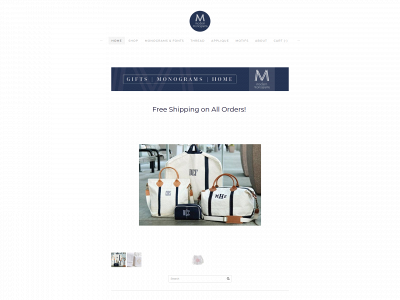 www.shopmodernmonograms.com snapshot