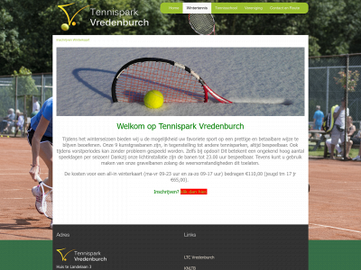 tennisparkvredenburch.nl snapshot