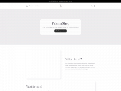 prismashop.se snapshot