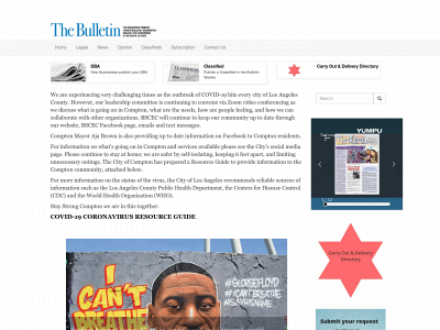 thebulletinweekly.com snapshot