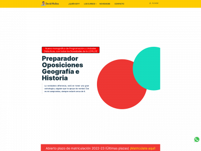 preparadoroposicionesgeografiahistoria.es snapshot