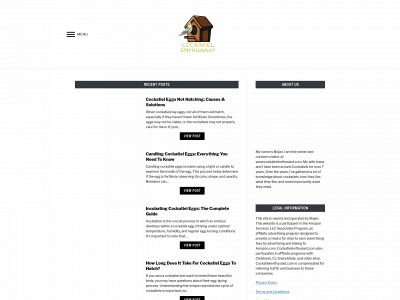 cockatielenthusiast.com snapshot