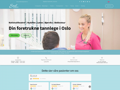 smiltannlegesenter.no snapshot