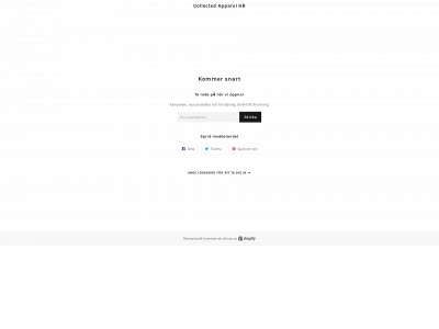 collectedapparel.com snapshot