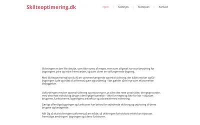 skilteoptimering.dk snapshot