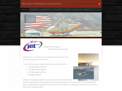 whisperjethelicopters.com snapshot
