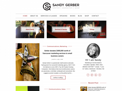 sandygerber.com snapshot