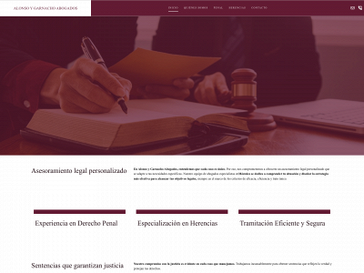 www.alonsoygarnachoabogados.es snapshot