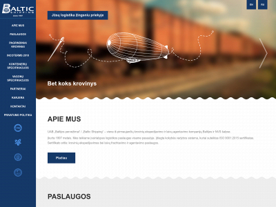 baltic-shipping.lt snapshot