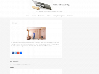 artisan-plastering.co.uk snapshot