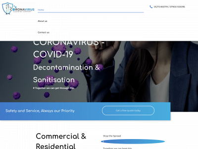 coronaviruscleaningcompany.co.uk snapshot