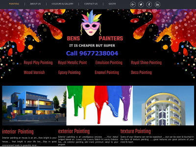 benspainters.com snapshot