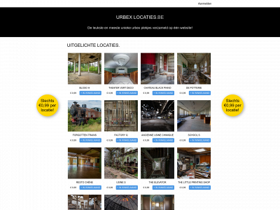 urbexlocaties.be snapshot