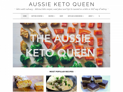 aussieketoqueen.com snapshot