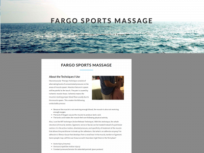 fargosportsmassage.com snapshot