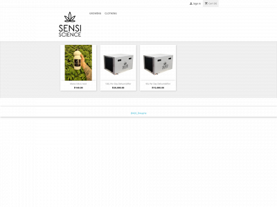 sensiscience.co.za snapshot