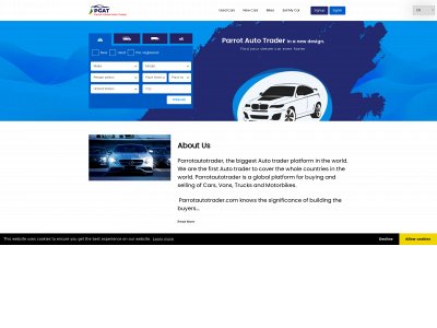 parrotautotrader.com snapshot