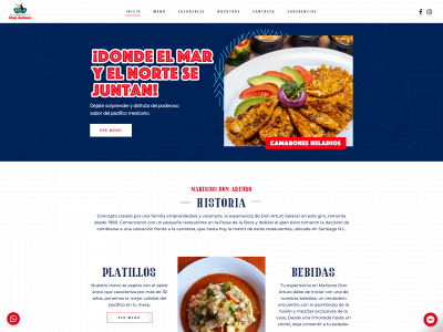 mariscosdonarturo.com snapshot