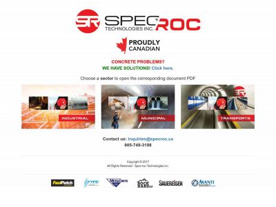 specroc.ca snapshot