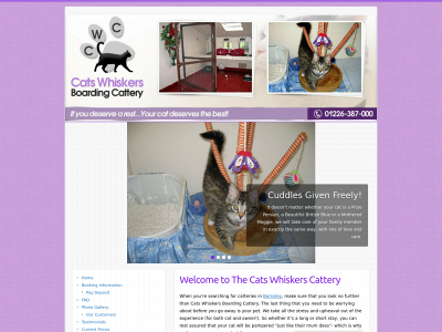 catteries-barnsley.co.uk snapshot