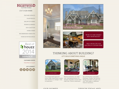 heartwoodhomes.com snapshot