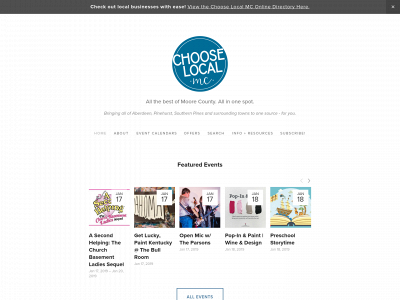 chooselocalmc.com snapshot
