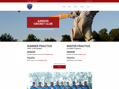 aarhuscricketclub.dk snapshot