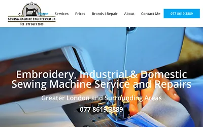 sewingmachineengineer.co.uk snapshot
