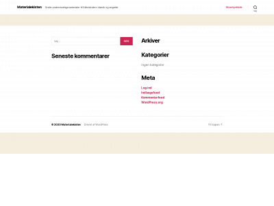 materialekisten.dk snapshot