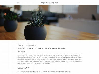 alyssasbeautybar.weebly.com snapshot