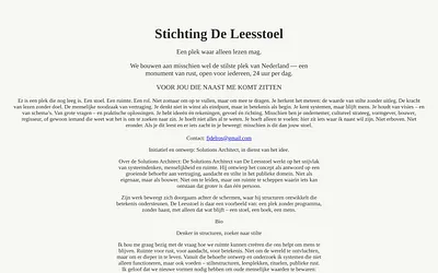stichtingdeleesstoel.nl snapshot