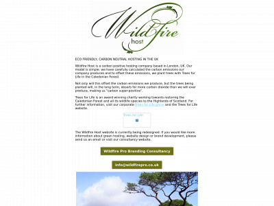 wildfire-host.co.uk snapshot