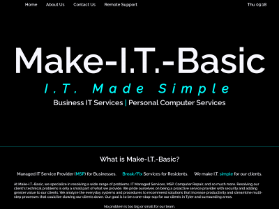 make-it-basic.com snapshot