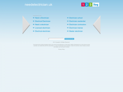 needelectrician.uk snapshot