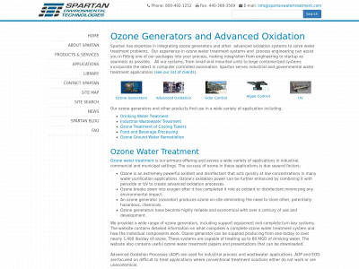 spartanwatertreatment.com snapshot