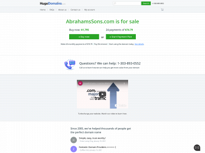 abrahamssons.com snapshot