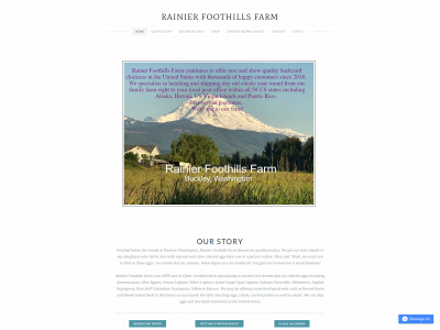 www.rainierfoothillsfarm.com snapshot