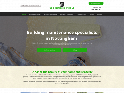 candsmaintenanceworks.co.uk snapshot