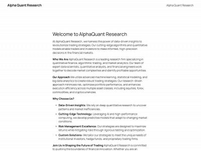alphaquantresearch.com snapshot