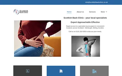 scottishbackclinic.co.uk snapshot