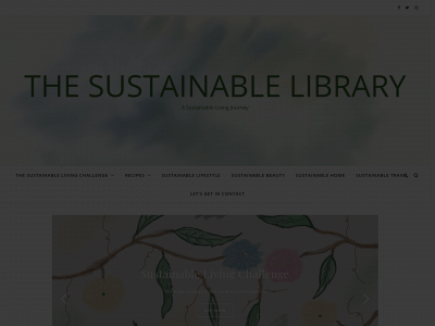 thesustainablelibrary.com snapshot