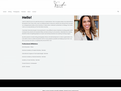 drtanishabrown.com snapshot