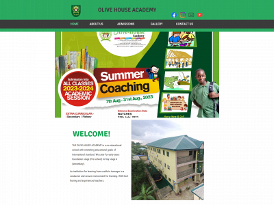olivehouseacademy.com snapshot
